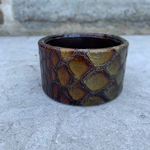 BRAHMIN Leather Bangle Bracelet